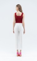 SIXDO Womens Work Pants High Rise Woven Straight